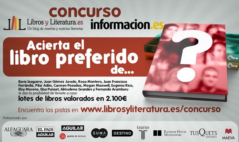 Concurso Libros y Literatura Adivina el libro preferido de