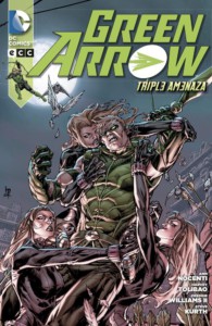 green arrow: triple amenaza