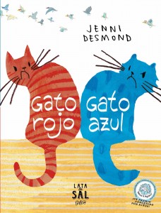 gato rojo gato azul